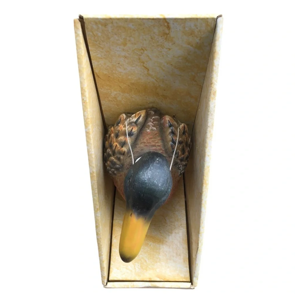 Duck Handpainted Decorative Wall Hook Figurine (15840)